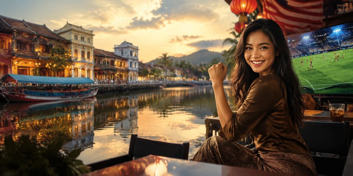 Suasana hiburan kasino gaya Malaysia di Ipoh dengan pencahayaan hangat dan meja permainan