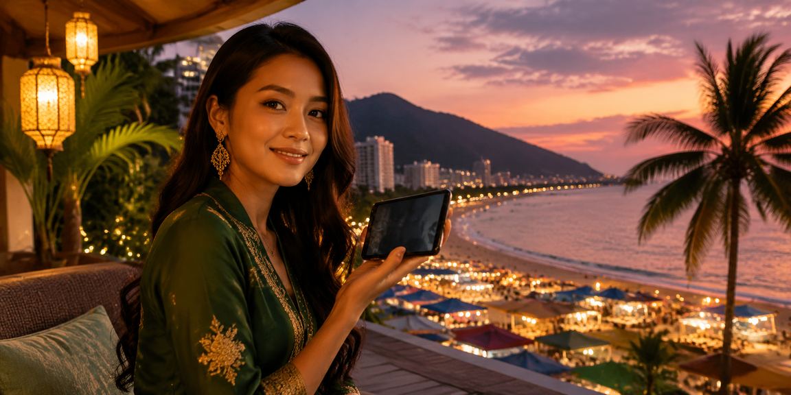 Pengguna Penang bermain kasino mudah alih sempena Hari Raya dengan suasana meriah